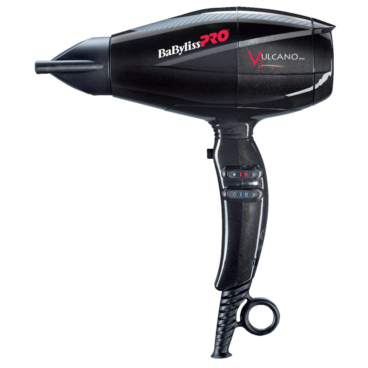 Фен BaByliss PRO Vulcano V3 Ionic Black 2200Вт арт. BAB6180IBE