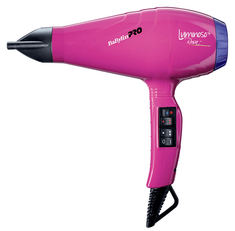 Фен BaByliss PRO Luminoso Rosa Ionic 2100Вт арт. BAB6360IFE